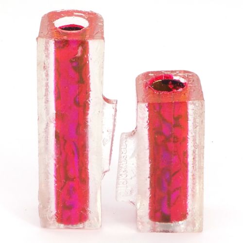 Hot Pink Blankwerks paua abalone pen blank - Mistral/Leveche FP/RB